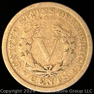 1911 Liberty Head V Nickel Coin