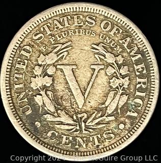 1899 Liberty Head V Nickel Coin