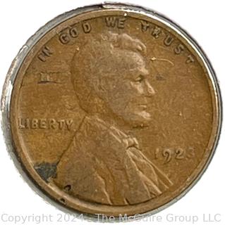 Seventeen (17) 1923 US Lincoln Wheat Cents 