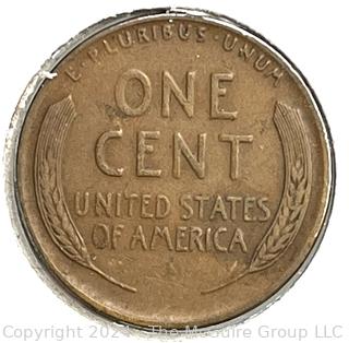 Five (5) Lincoln Head Wheat Cent Coins: 1930 various mint marks P-D