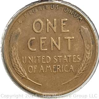 Five (5) Lincoln Head Wheat Cent Coins: 1930 various mint marks P-D