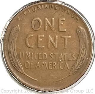 Five (5) Lincoln Head Wheat Cent Coins: 1930 various mint marks P-D