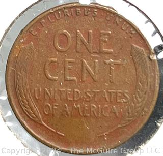 Six (6) Lincoln Head Wheat Cent Coins: 1937-P 