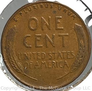 Six (6) Lincoln Head Wheat Cent Coins: 1937-P 