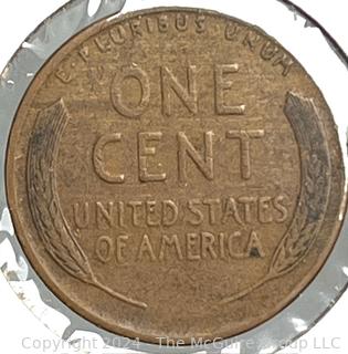 Six (6) Lincoln Head Wheat Cent Coins: 1937-P 