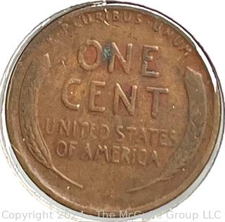 Eight (8) Lincoln Head Wheat Cent Coins: 1921 -P 