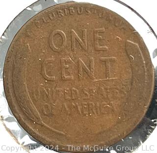 Six (6) Lincoln Head Wheat Cent Coins: 1926 -P 