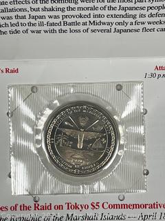 1992 Marshall Islands Commemorative Coin "Heroes of the Tokyo Raid"