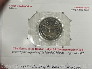 1992 Marshall Islands Commemorative Coin "Heroes of the Tokyo Raid"