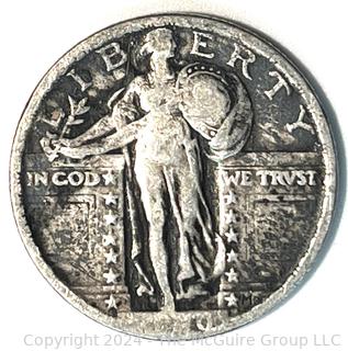 1920 Standing Liberty Quarter Dollar Coin