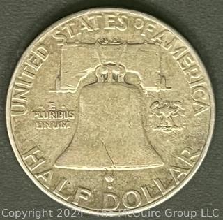 1950 Franklin Silver Half Dollar 