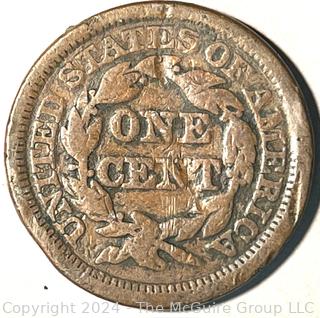 1848 One Cent Coin