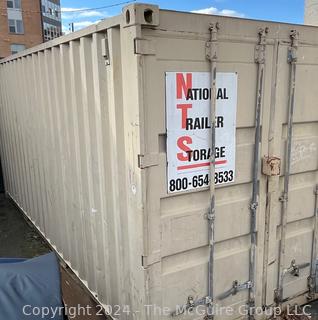 20 Foot Shipping Container.  To be removed (flexible) from 438 S. Washington St., Falls Church, VA 22046  (was 1035HA)