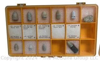 Curated Collection of Civil War Era Munitions Bullets