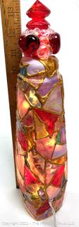 Hand Painted Stained Glass Lamp