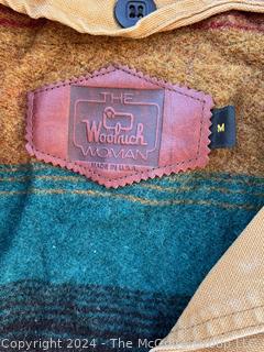 Vintage Women's Medium Woolrich Canvas Saddle Barn Jacket