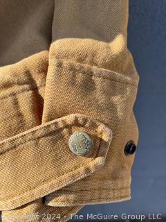 Vintage Women's Medium Woolrich Canvas Saddle Barn Jacket