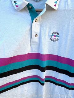 Three (3) Vintage Men's Sports Shirts Including Izod & US Open 