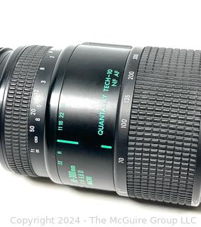 Quantaray Camera Tech-10 NF AF 70-300mm 1:4 - 5.6D MACRO Lens with Nikon AF Mount