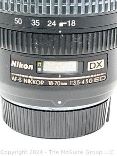 Nikon AF-S DX Nikkor 18-70mm f/3.5-4.5g lens