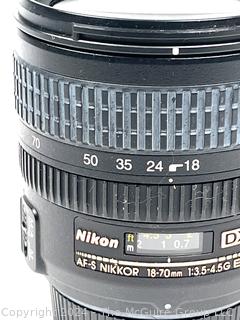 Nikon AF-S DX Nikkor 18-70mm f/3.5-4.5g lens