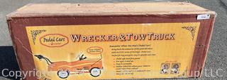 InStep Wrecker and Tow Truck Metal Full Sized Pedal Car, New in Box