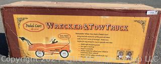 InStep Wrecker and Tow Truck Metal Full Sized Pedal Car, New in Box