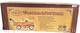 InStep Wrecker and Tow Truck Metal Full Sized Pedal Car, New in Box