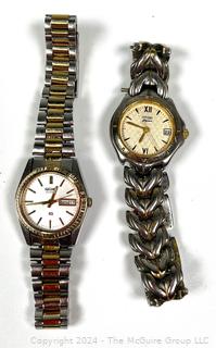 Two (2) Ladies Wristwatches Including Citizens and Seiko, Untested.