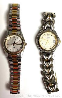 Two (2) Ladies Wristwatches Including Citizens and Seiko, Untested.