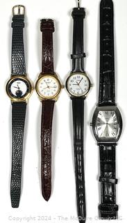 Four (4) Ladies Wristwatches Including Wittnauer, Seiko and Timex, Untested.