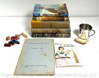 Vintage Children's Books, Small Toys and Lenox Child's Cup