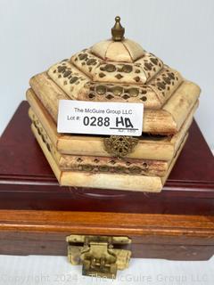 Three (3) Asian Style Trinket & Jewelry Boxes