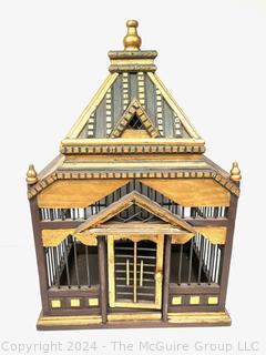 Decorative Wood Birdcage