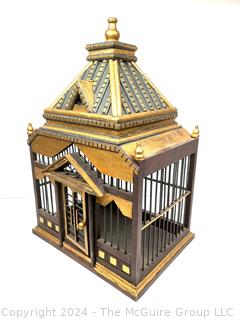 Decorative Wood Birdcage