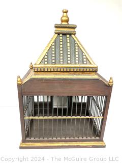 Decorative Wood Birdcage