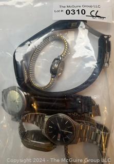 Six (6) Wristwatches Untested