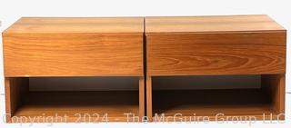 Two (2) Mid Century Modern Teak Drawers