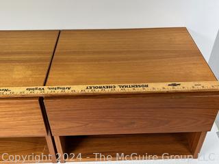 Two (2) Mid Century Modern Teak Drawers