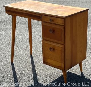 Mid Century Three Drawer with Hinged Top Desk
