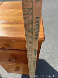 Mid Century Three Drawer with Hinged Top Desk
