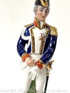 Italian Capodimonte Porcelain Marquis de Lafayette(?) Figurine Mold #1824