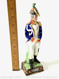 Italian Capodimonte Porcelain Marquis de Lafayette(?) Figurine Mold #1824