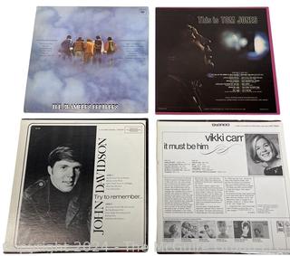 Four (4) Vinyl LP Records: Chambers Brothers, Kristofferson, John Davidson & Vikki Carr