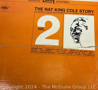 Four (4) Vinyl LP Records: Nat King Cole 