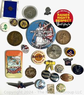 Collection of Promotional and Event Pin Backs