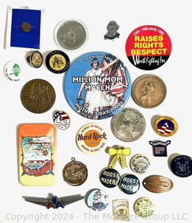 Collection of Promotional and Event Pin Backs