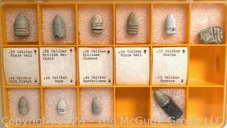 Curated Collection of Civil War Era Munitions Bullets