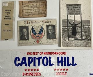 Historic and Political Ephemera (was 1022TL)