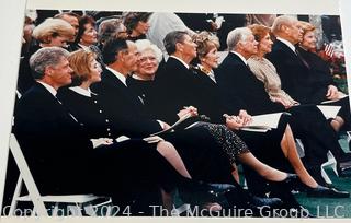 Historic Color Photo with Five (5) Presidents and First Ladies